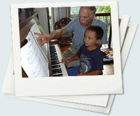 A serious piano student